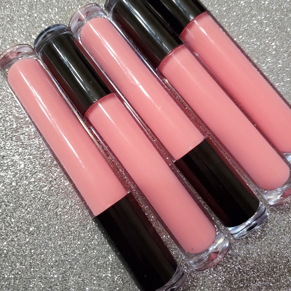 Strawberry Pink Ice Cream Nude Lipgloss Lipstick - Picture 8 of 8